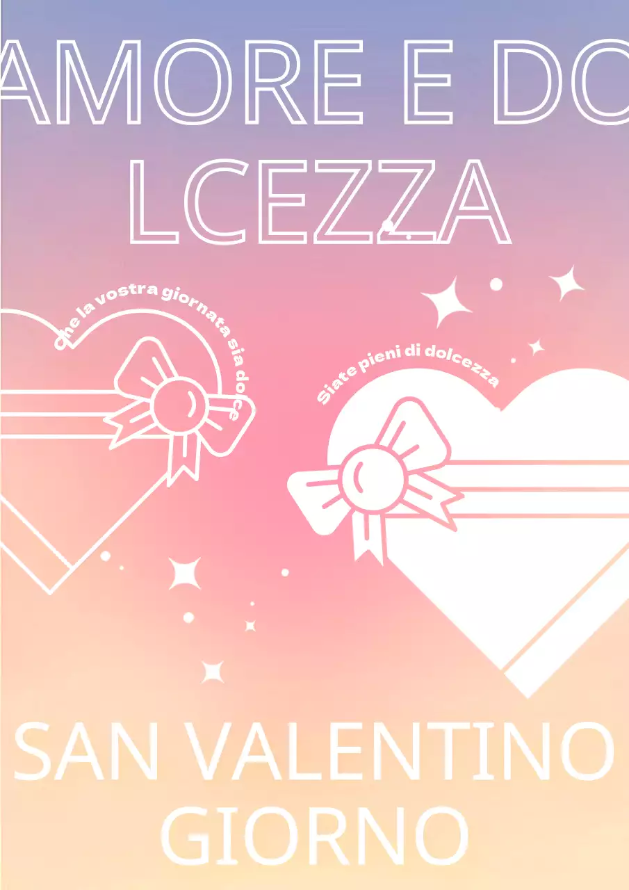 La grafica del White Day mette in risalto una confezione regalo a forma di cuore in un gradiente rosa