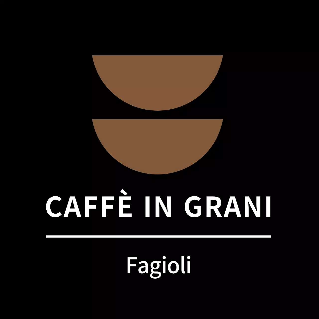 Adesivo nero per fagioli semplici per etichette di contorno