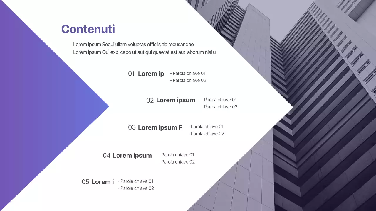 Proposta di servizi di staffing in outsourcing in viola e grigio Business B2B Ricerca di personale Reclutamento Contingenti aziendali Spedizione di lavoratori