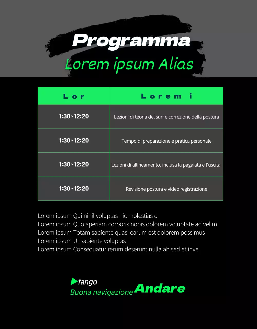 Corsi di sport estremo dinamici e colorati al neon (altro)