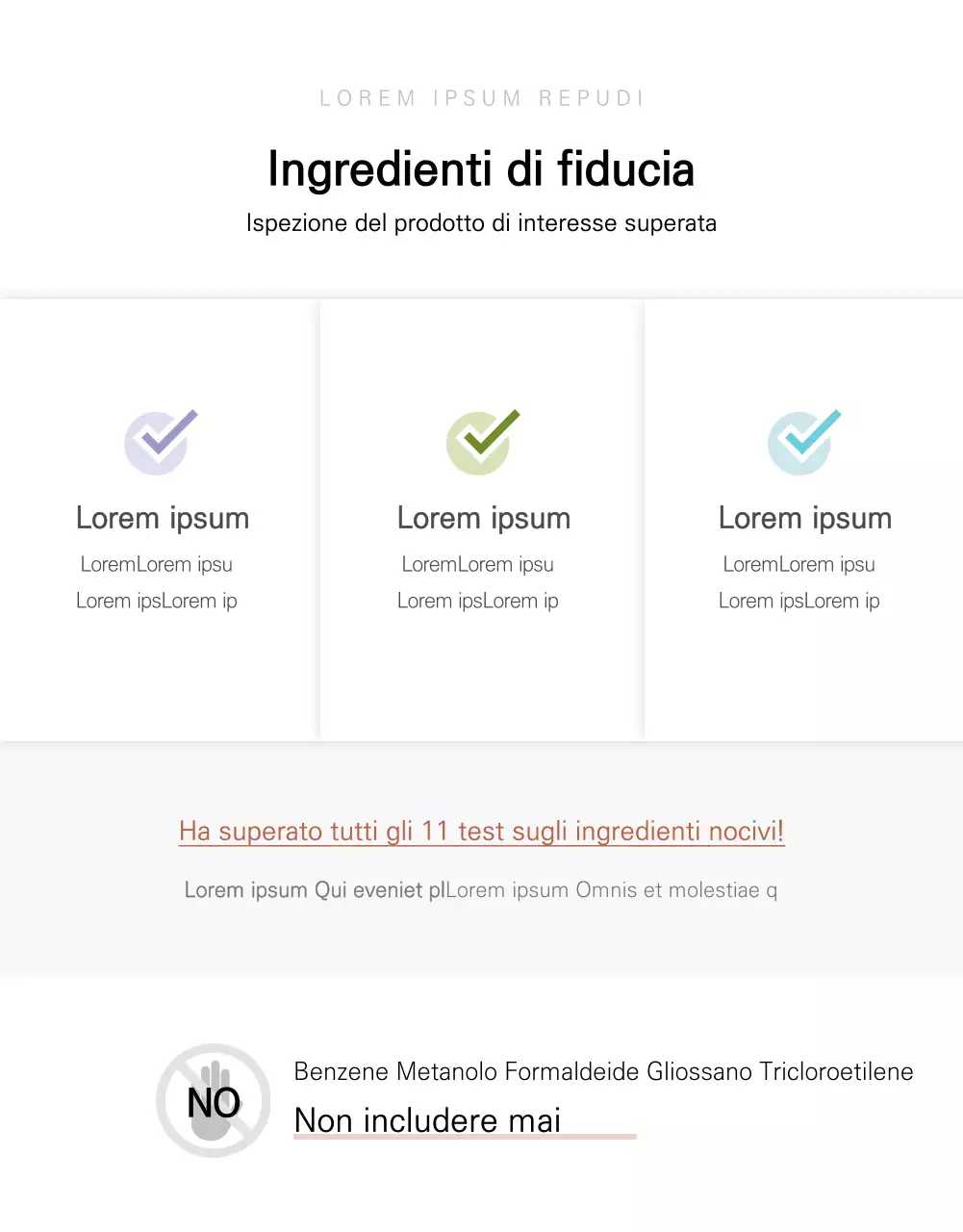 Pagina dettagliata delle costanti della fibra