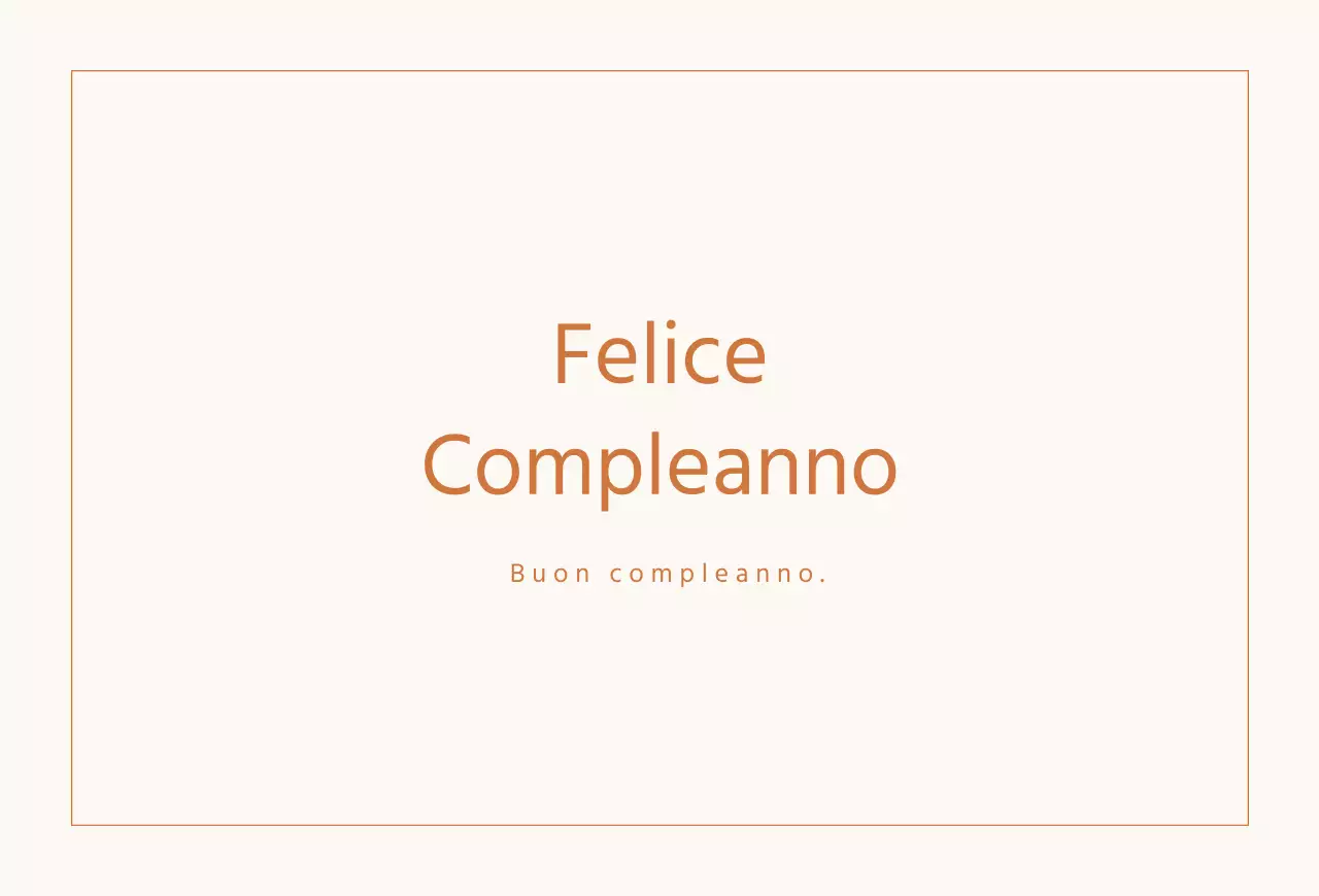 Cartolina di compleanno semplice