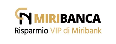 Simbolo semplice e pulito, in marrone e nero, per informare e promuovere le informazioni sui risparmi bancari.