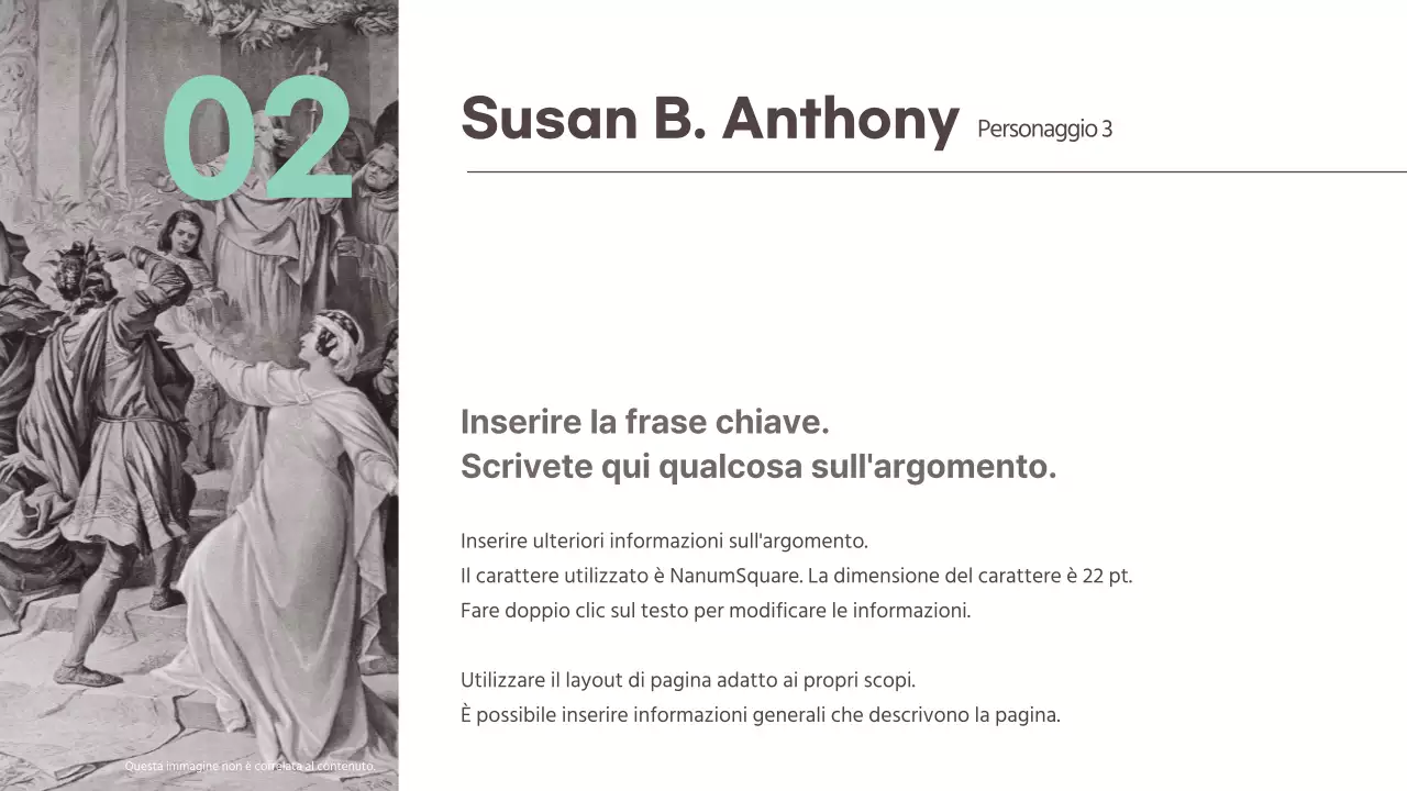  Presentazione di un concetto sommesso per un incarico di suffragio femminile globale