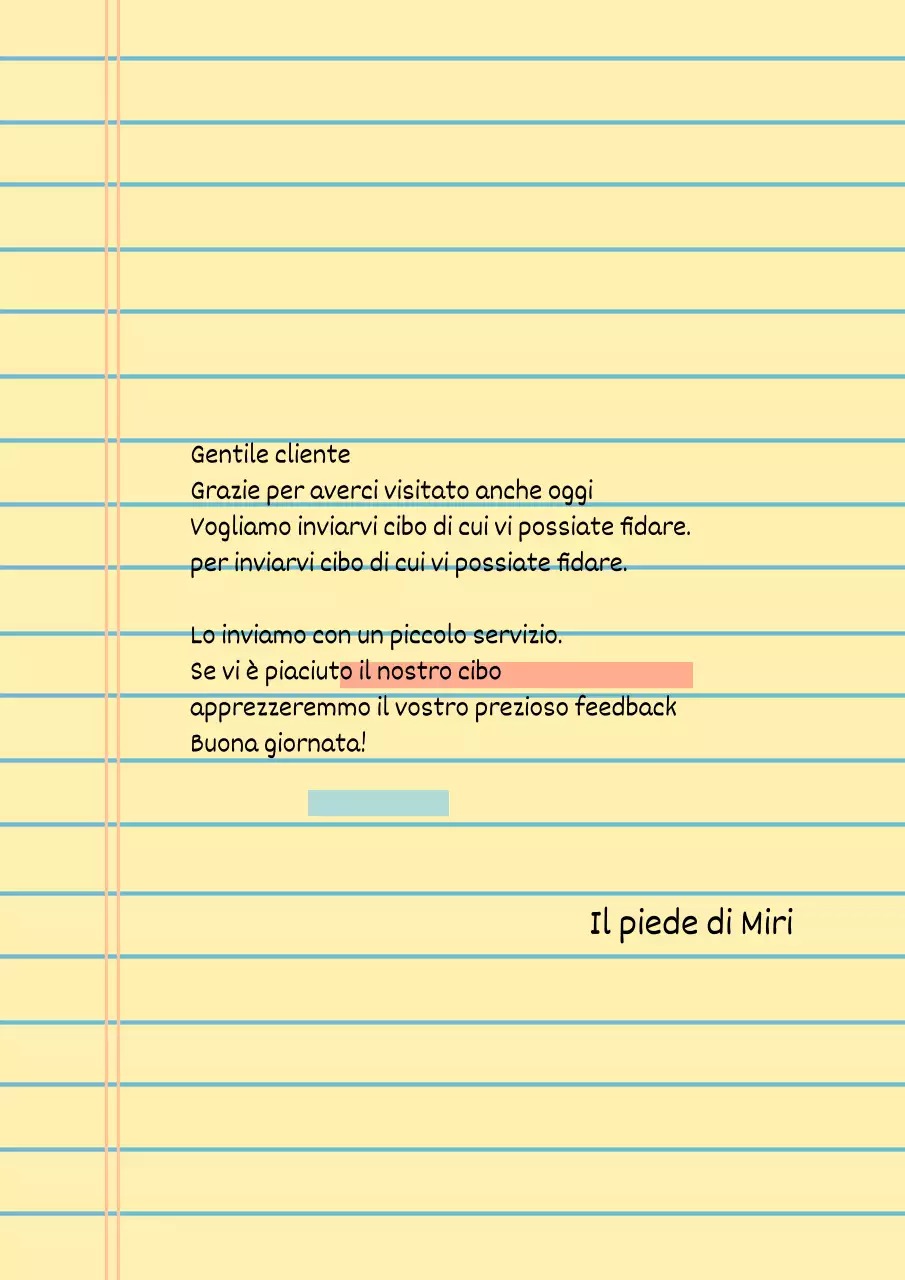 Poster di design per appunti semplici in giallo