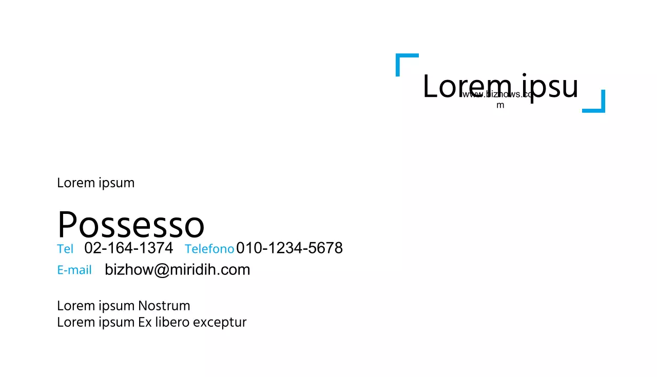 Biglietti da visita per garage