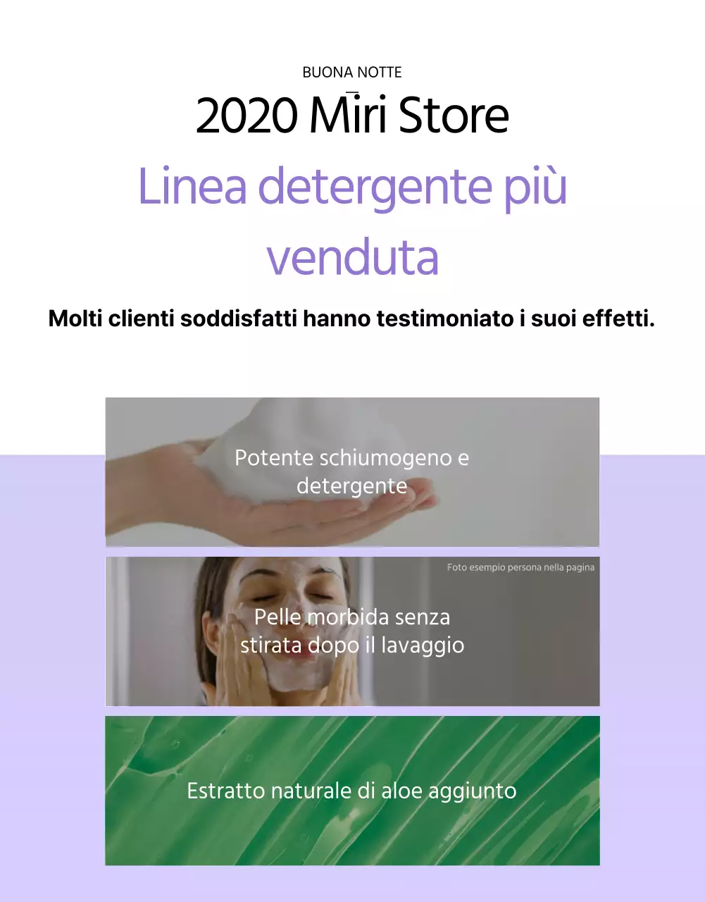 Crema detergente Goodnight Care