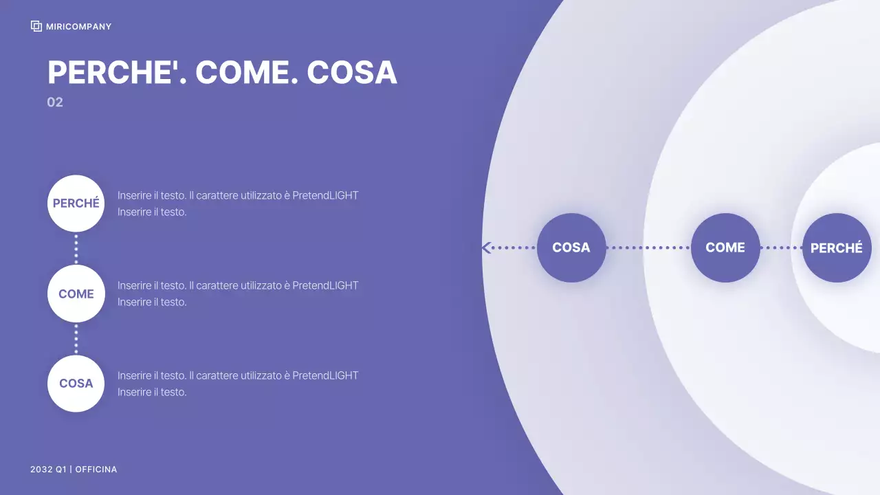 Officina aziendale con uno schema cromatico pulito nei colori del berry ferry