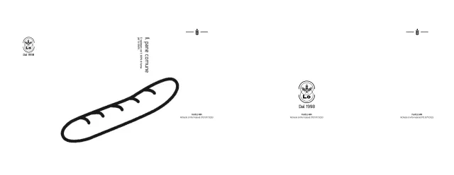 Promuovete e informate il vostro caffè con una semplice e simpatica illustrazione di una baguette.