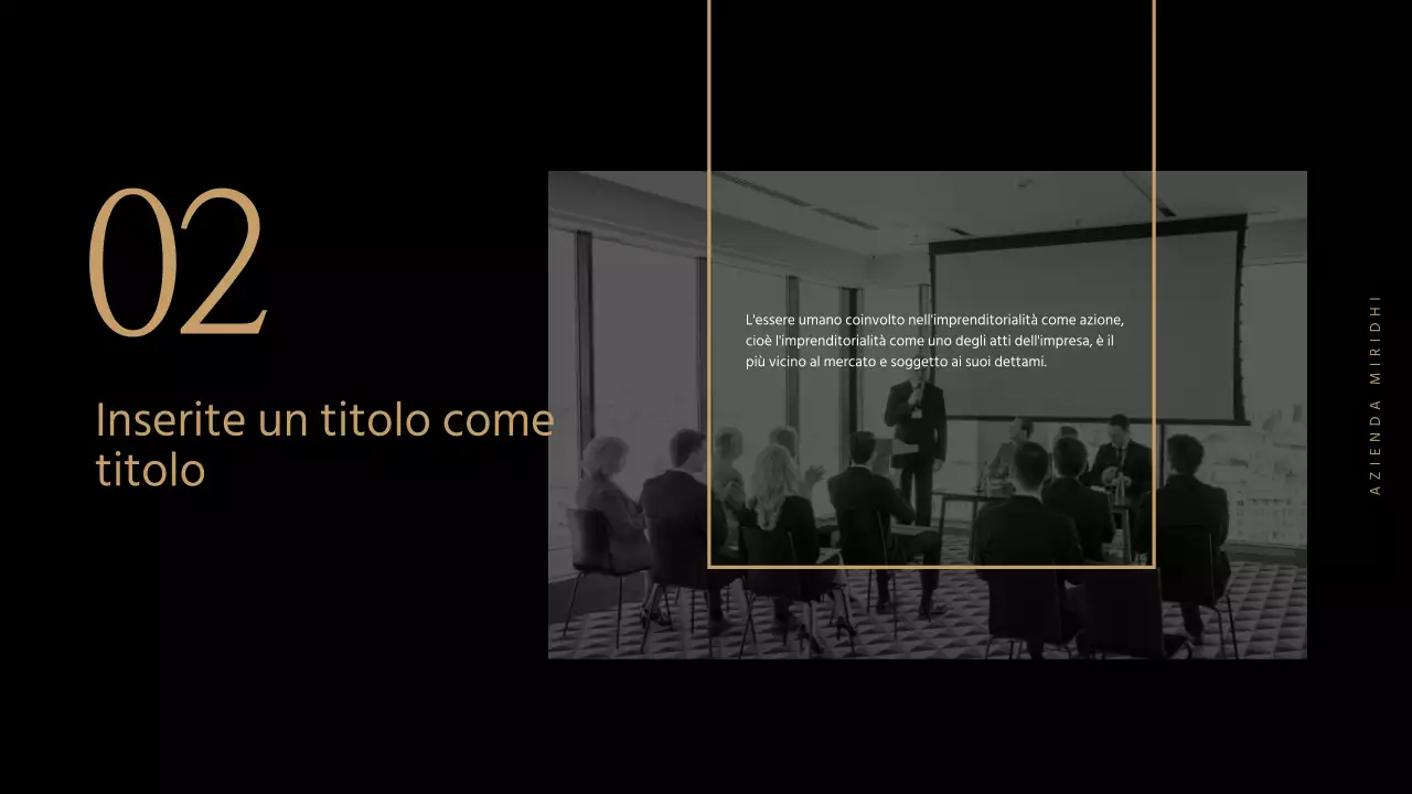 Presentazioni aziendali