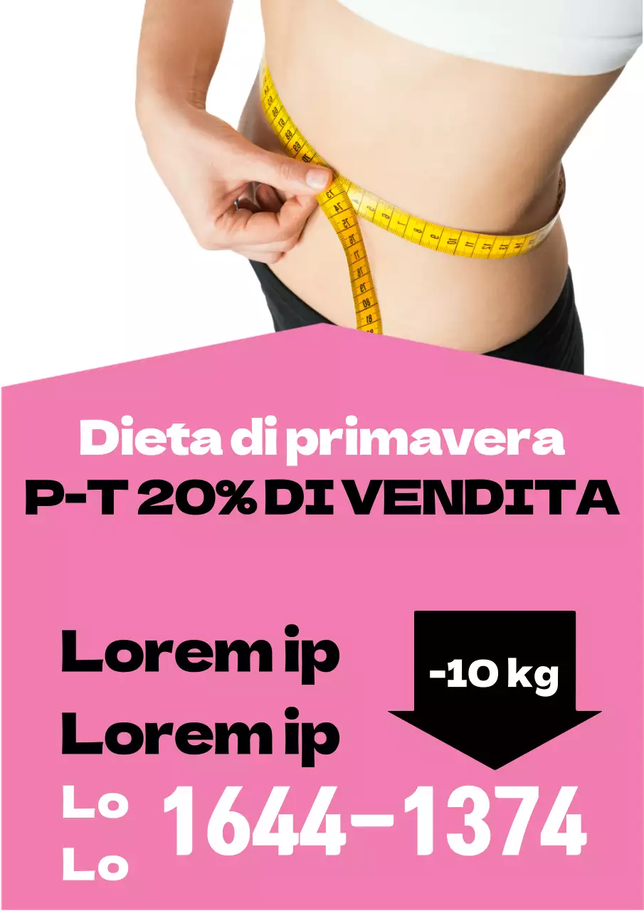 Evento di sconto sul corso di dietetica
