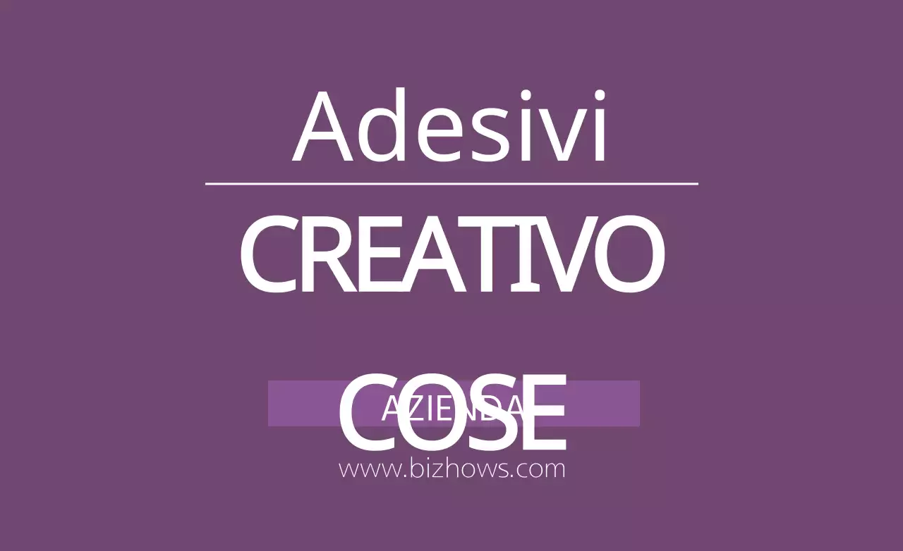 Adesivi commerciali
