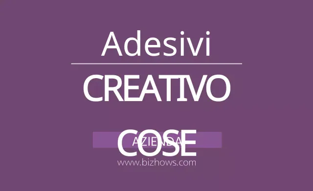 Adesivi commerciali