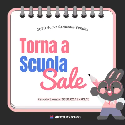 Offerte carine per il rientro a scuola in rosa e nero
