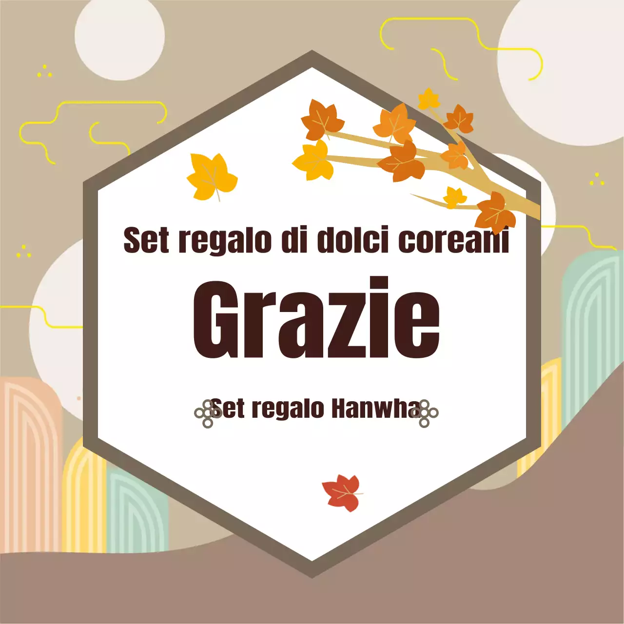 Saluti Obon in acero tradizionale beige