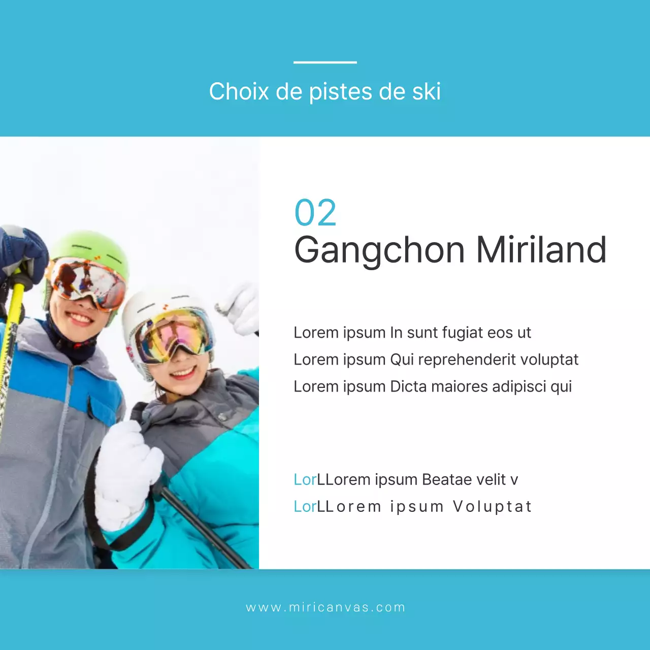 Nouvelles cartes de stations de ski