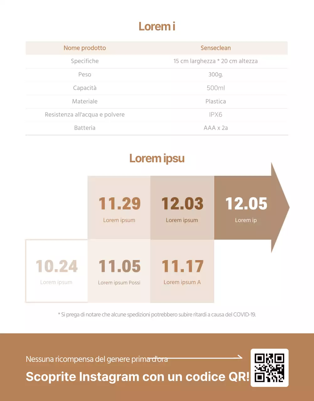 Semplice pagina di vendita dell'elettronica per l'igienizzazione delle mani con sensore color menta