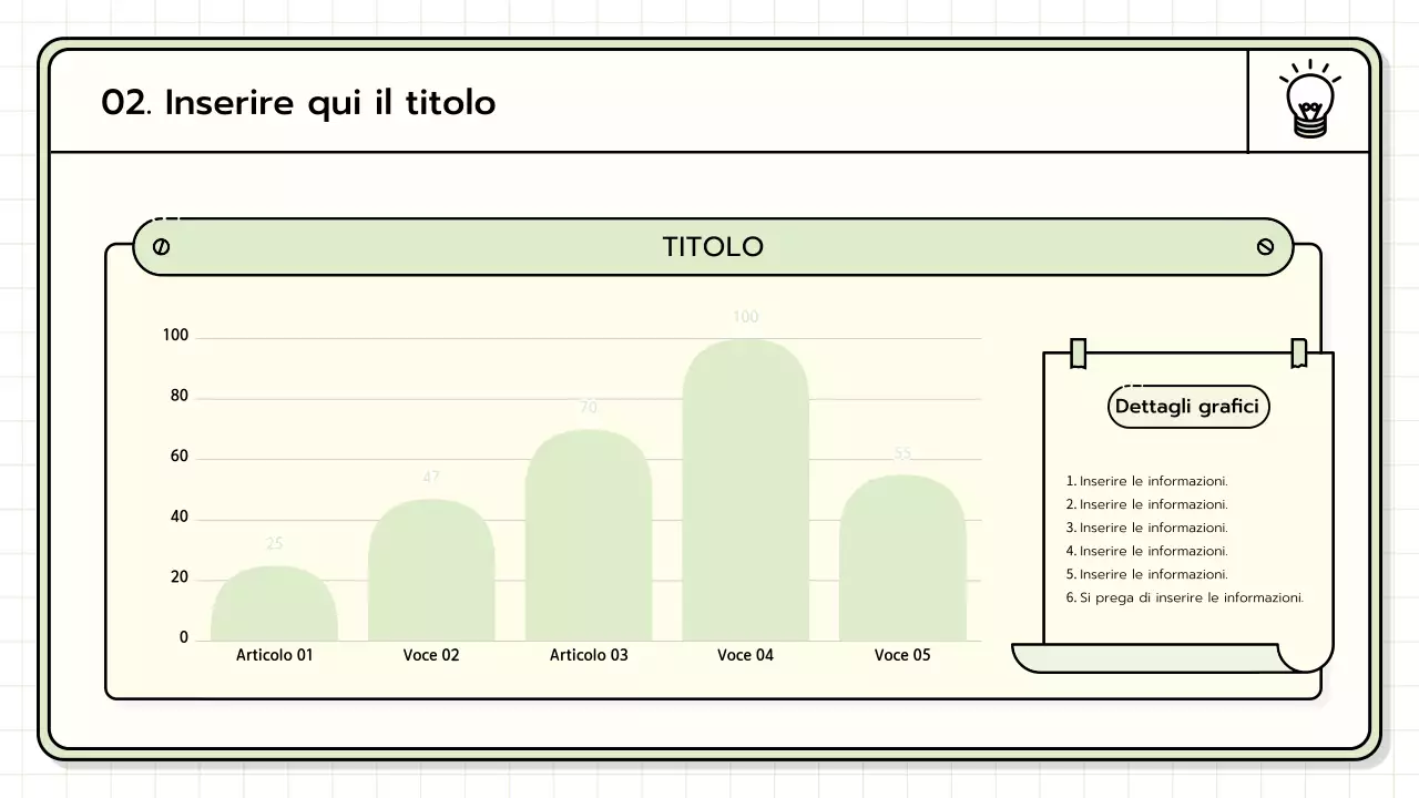 Un kit di presentazione di base nei colori giallo, verde lime e blu.