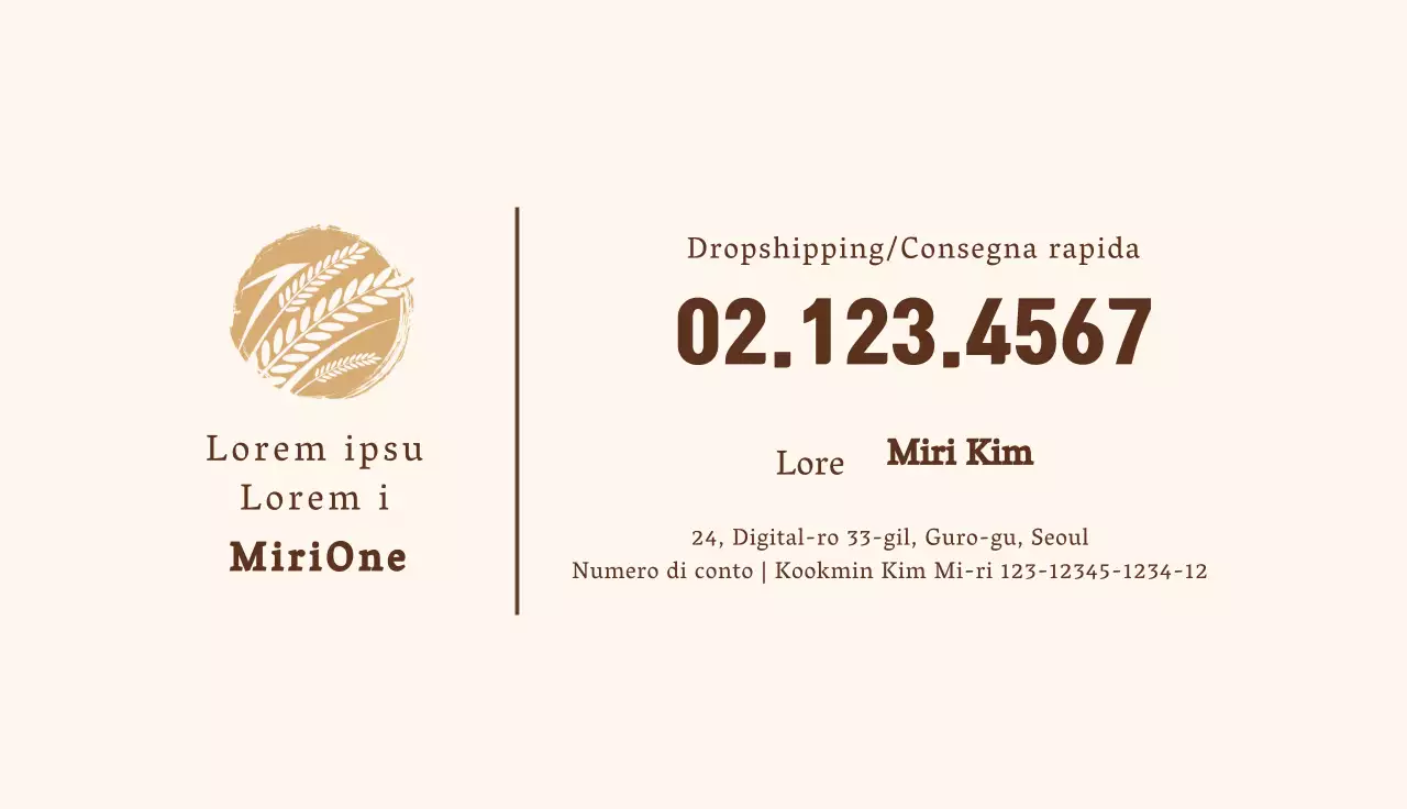 Illustrazione marrone di una fattoria di riso biologico ordinata