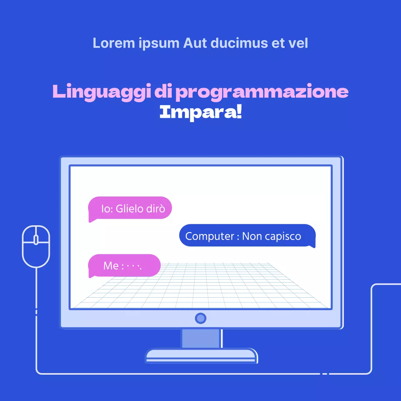 Esplorare i linguaggi di programmazione ad alta saturazione in blu e rosa