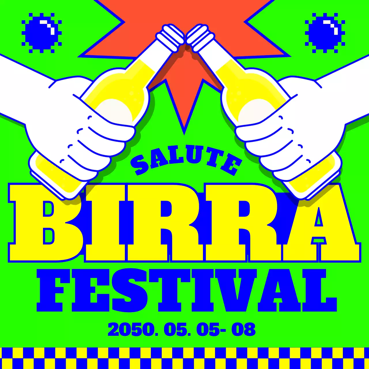 Promuovete il vostro festival della birra con un neon colorato