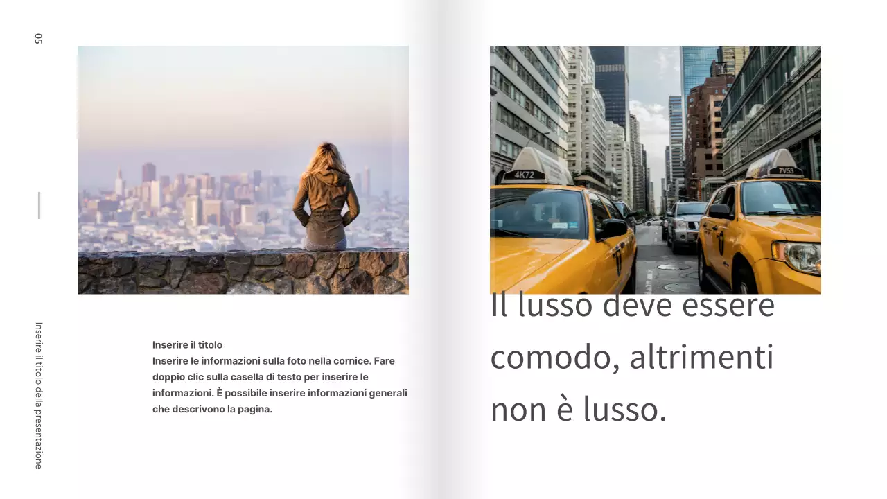 Presentazione del portafoglio