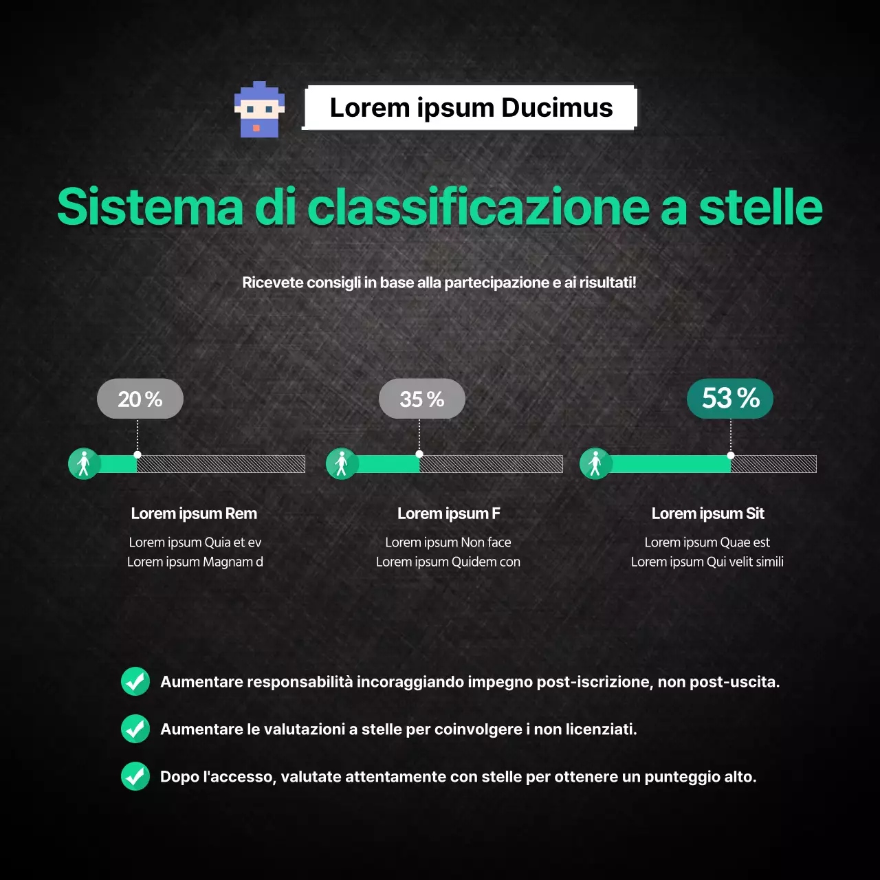 Novità sul cartoncino stellato turchese e nero