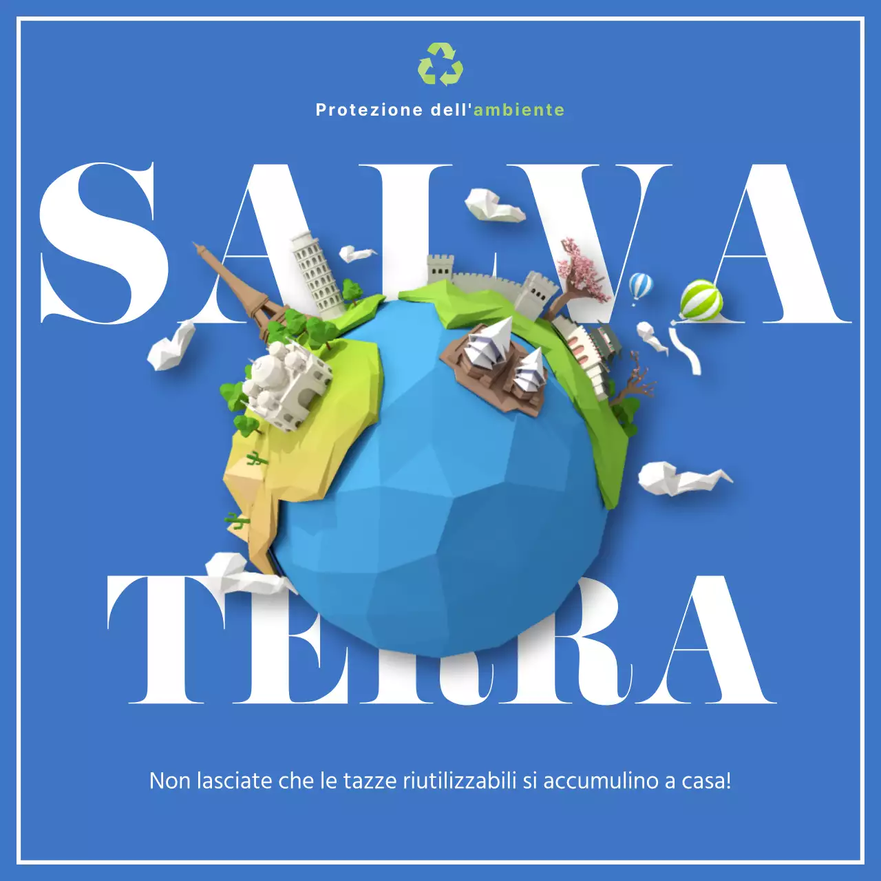 Blu e verde per il pianeta CardNews