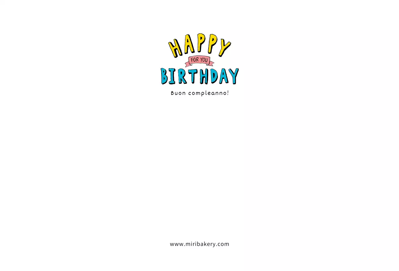 Cartolina di compleanno Pop