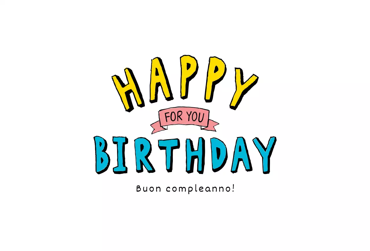 Cartolina di compleanno Pop