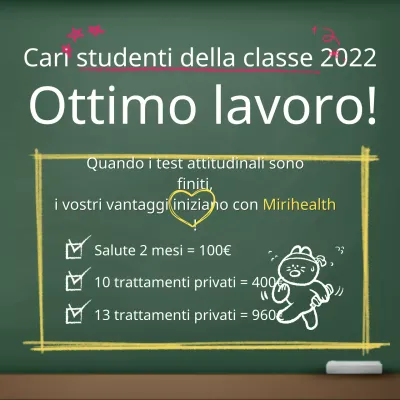 Lavagna verde Eventi SAT