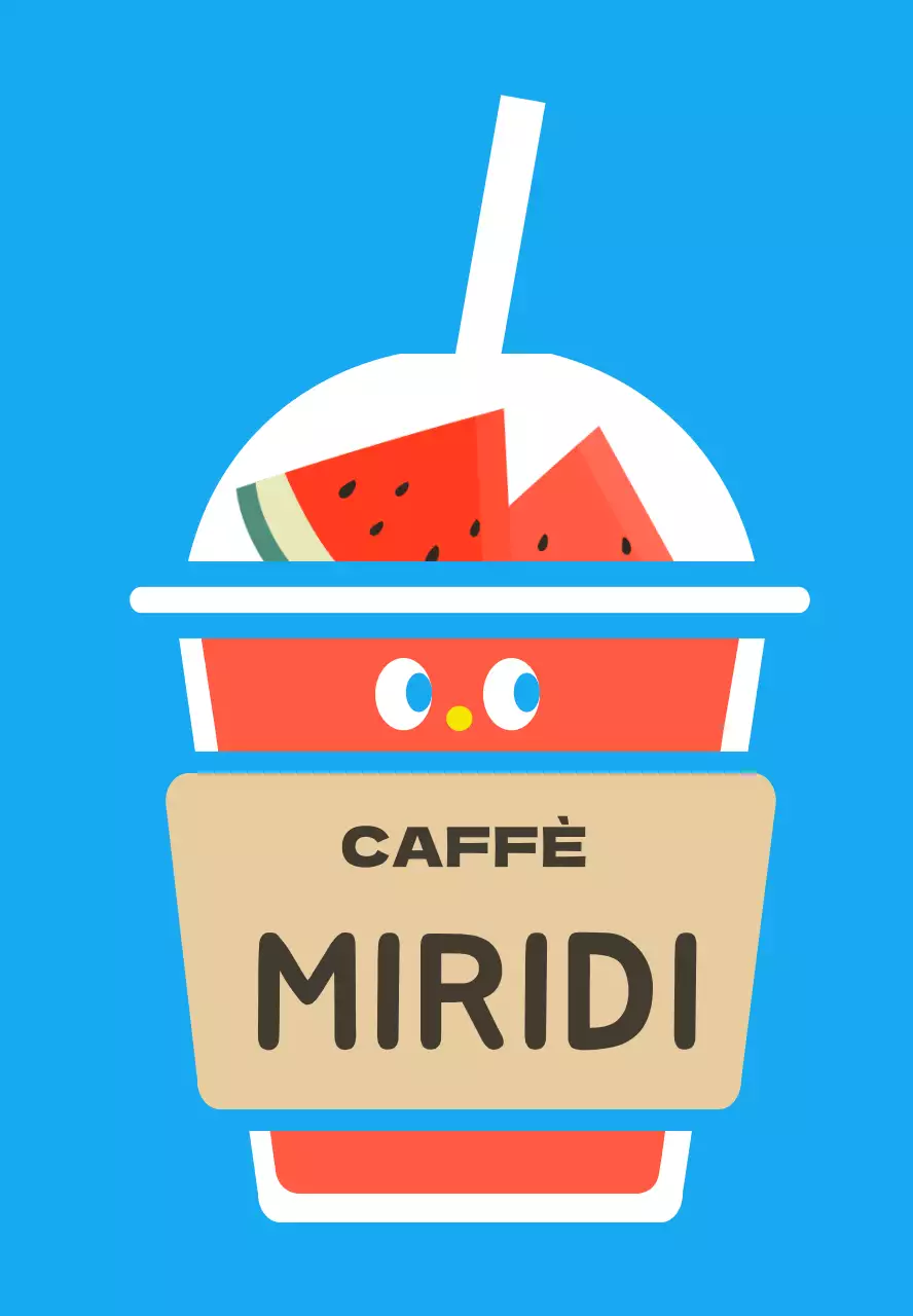 Portachiavi acrilico a forma di coppa di ghiaccio per il caffè del succo d'anguria