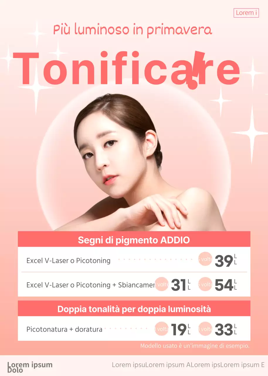 Evento di vendita di prodotti di bellezza con modelle rosa bling-out