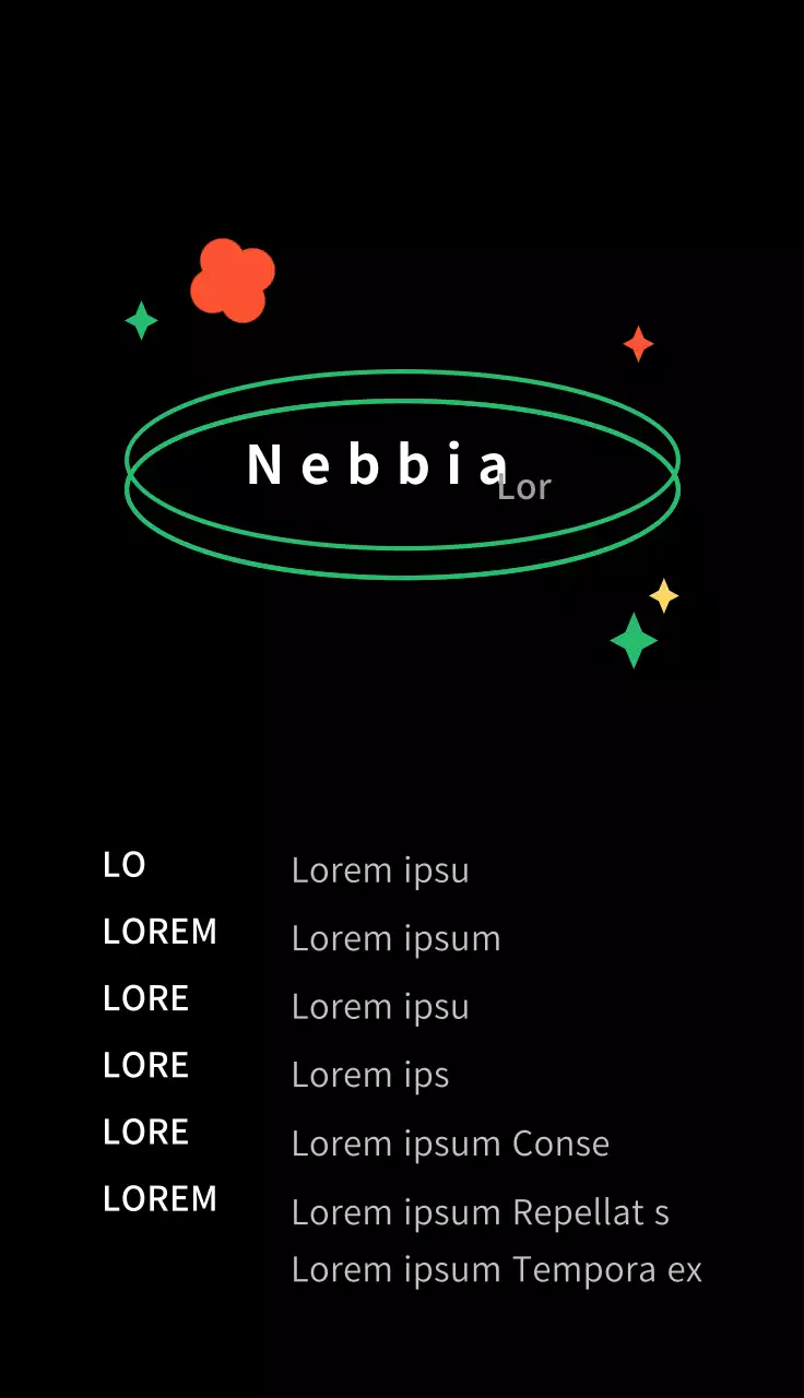 Biglietto da visita del negozio generale, illustrazione nera e carina