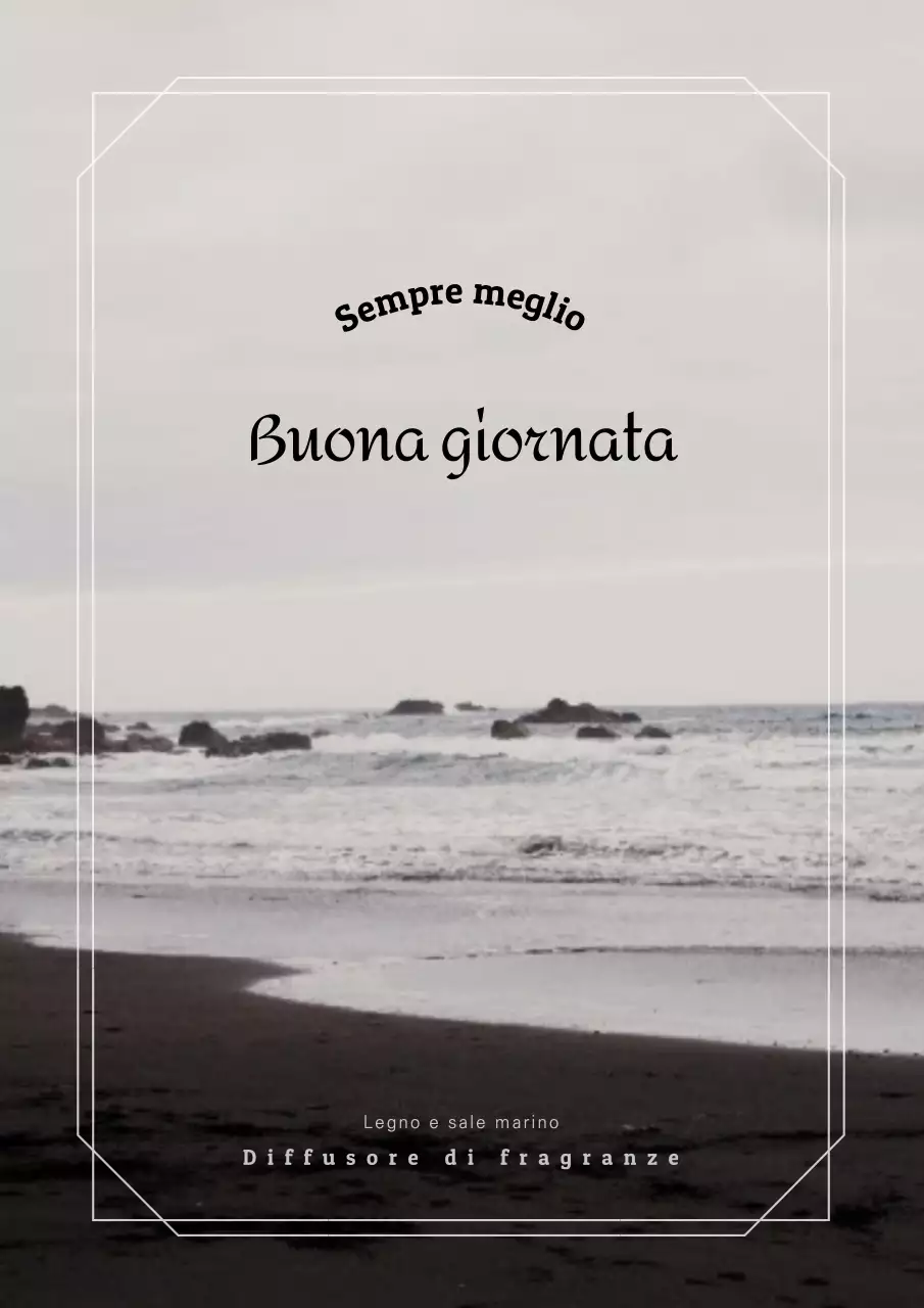 Progettazione di una guida di prodotto per le fragranze per diffusori nei toni del grigio