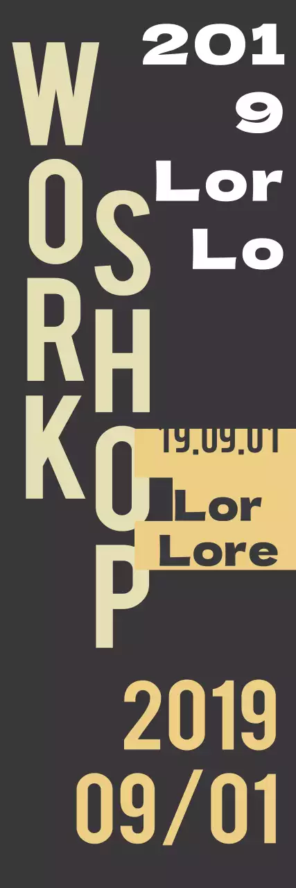 Workshop HyunA Lee_Striscione ritratto