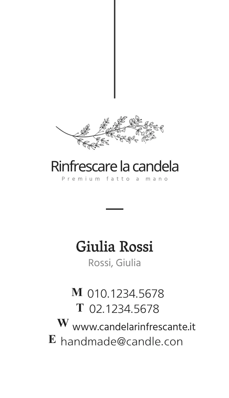 CANDELA RINFRESCANTE