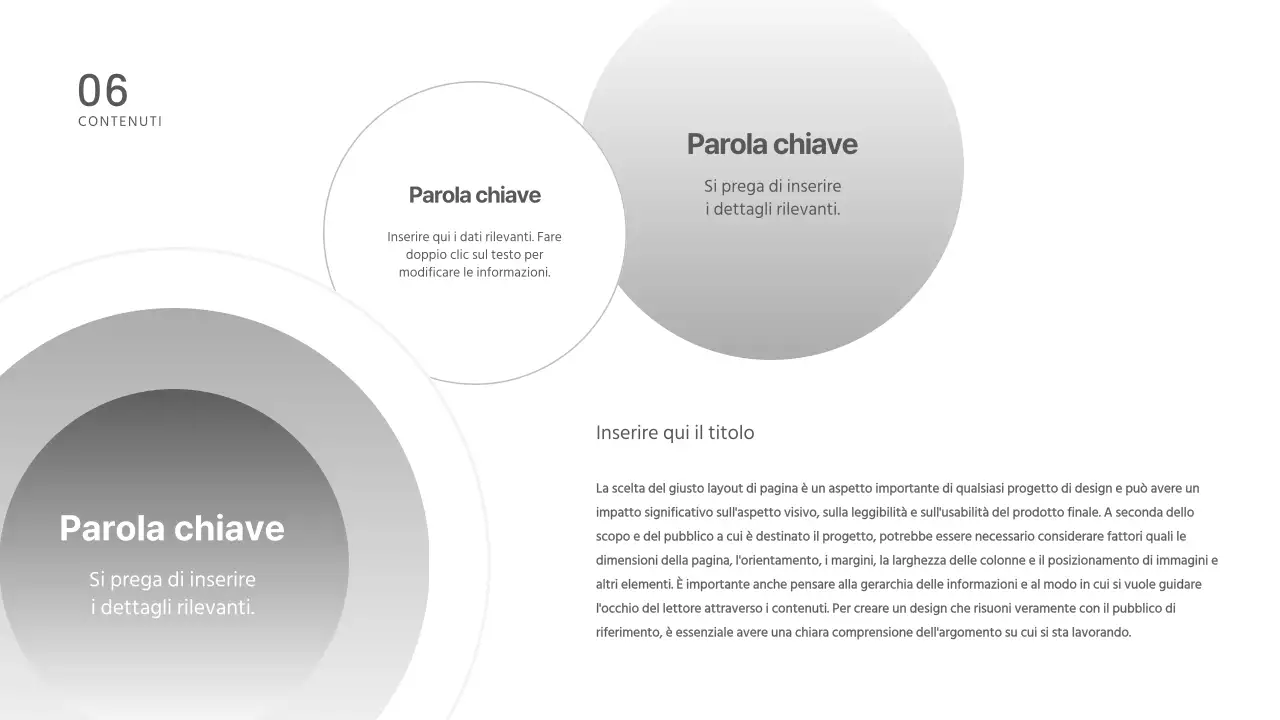 Presentazioni semplici