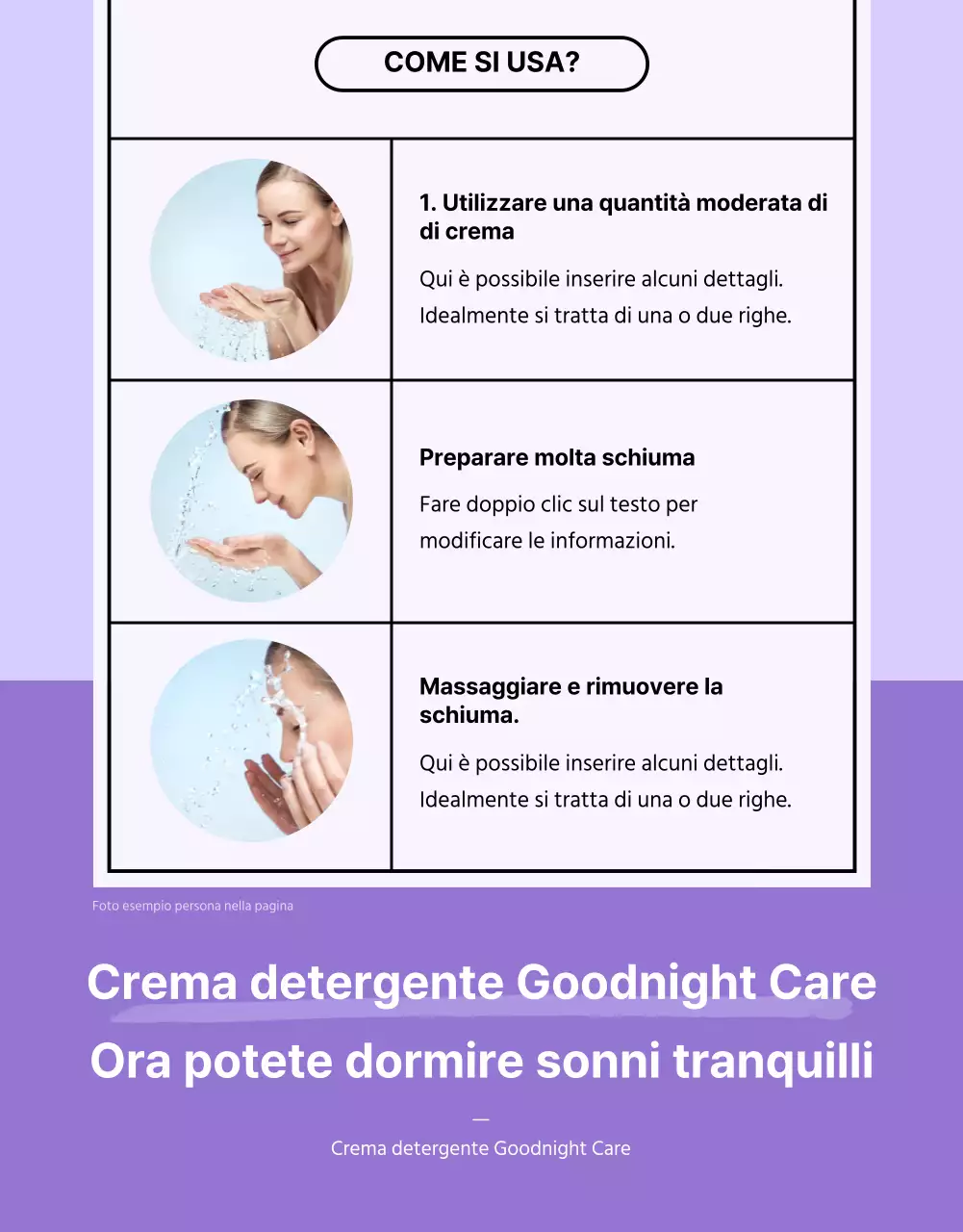 Crema detergente Goodnight Care