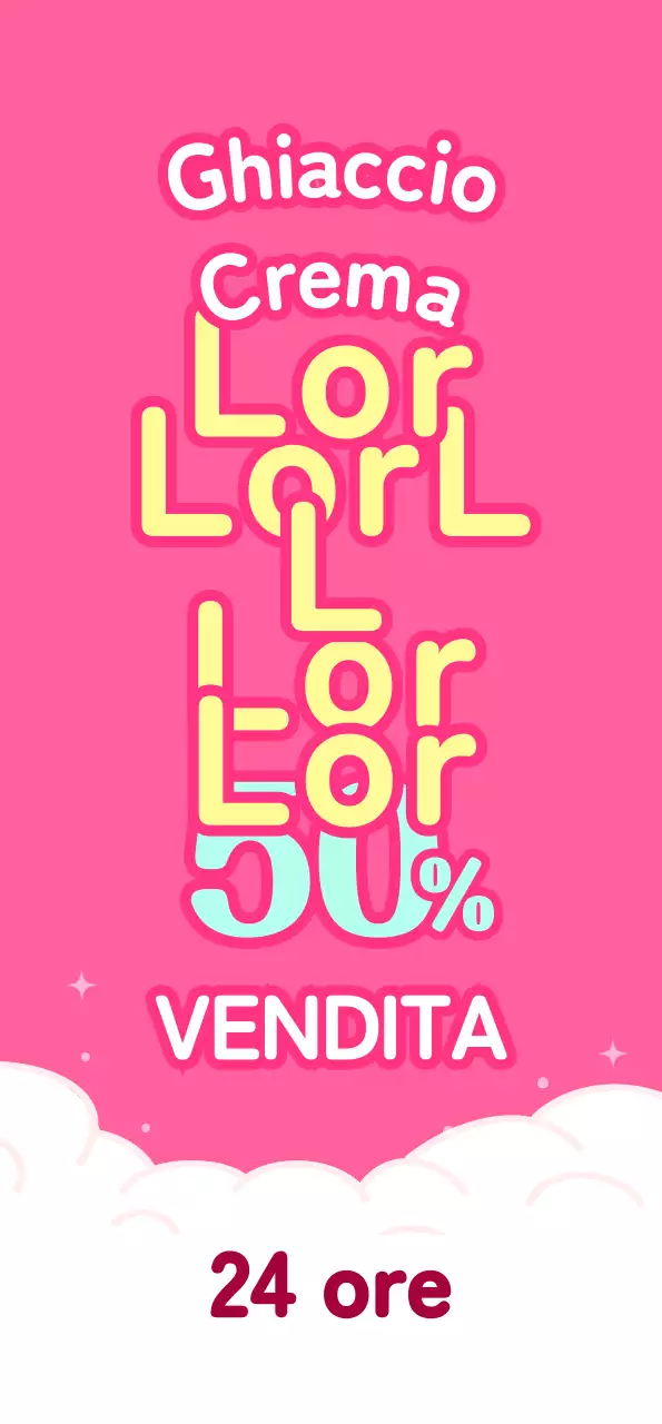 Una gelateria rosa e azzurra