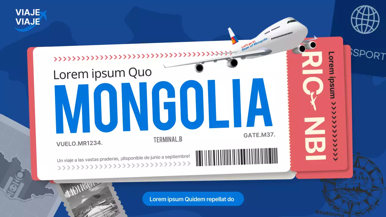 Guía de Mongolia, un destino de moda en azul y rojo