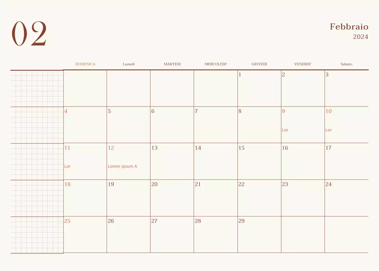 Layout fotografico di un caffè emozionale in beige e marrone