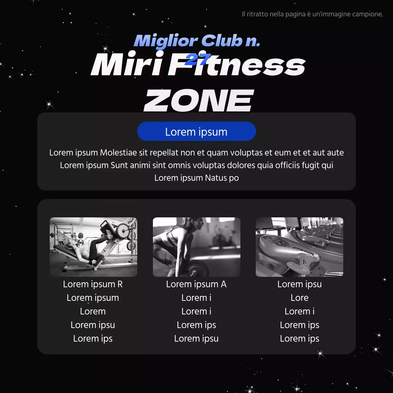 Nero e blu per una salute semplice Fitness News