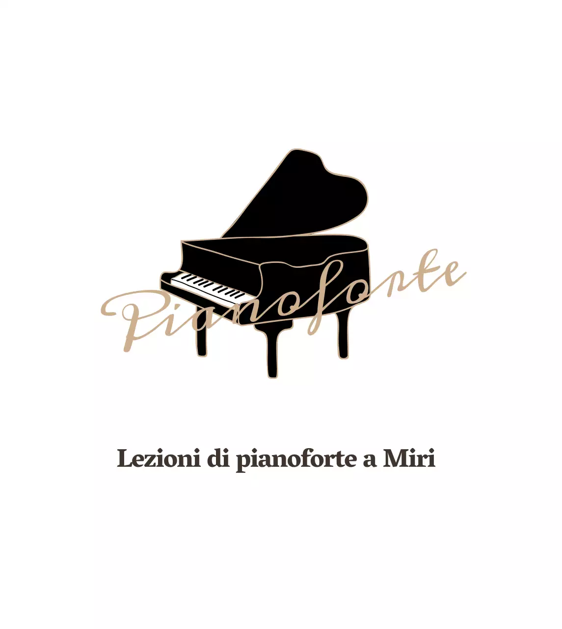 Tastiera a corde con pianoforte nero