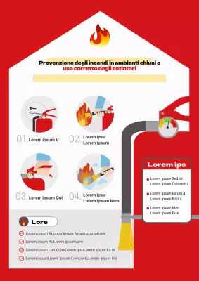 Una semplice guida all'uso dell'estintore rosso