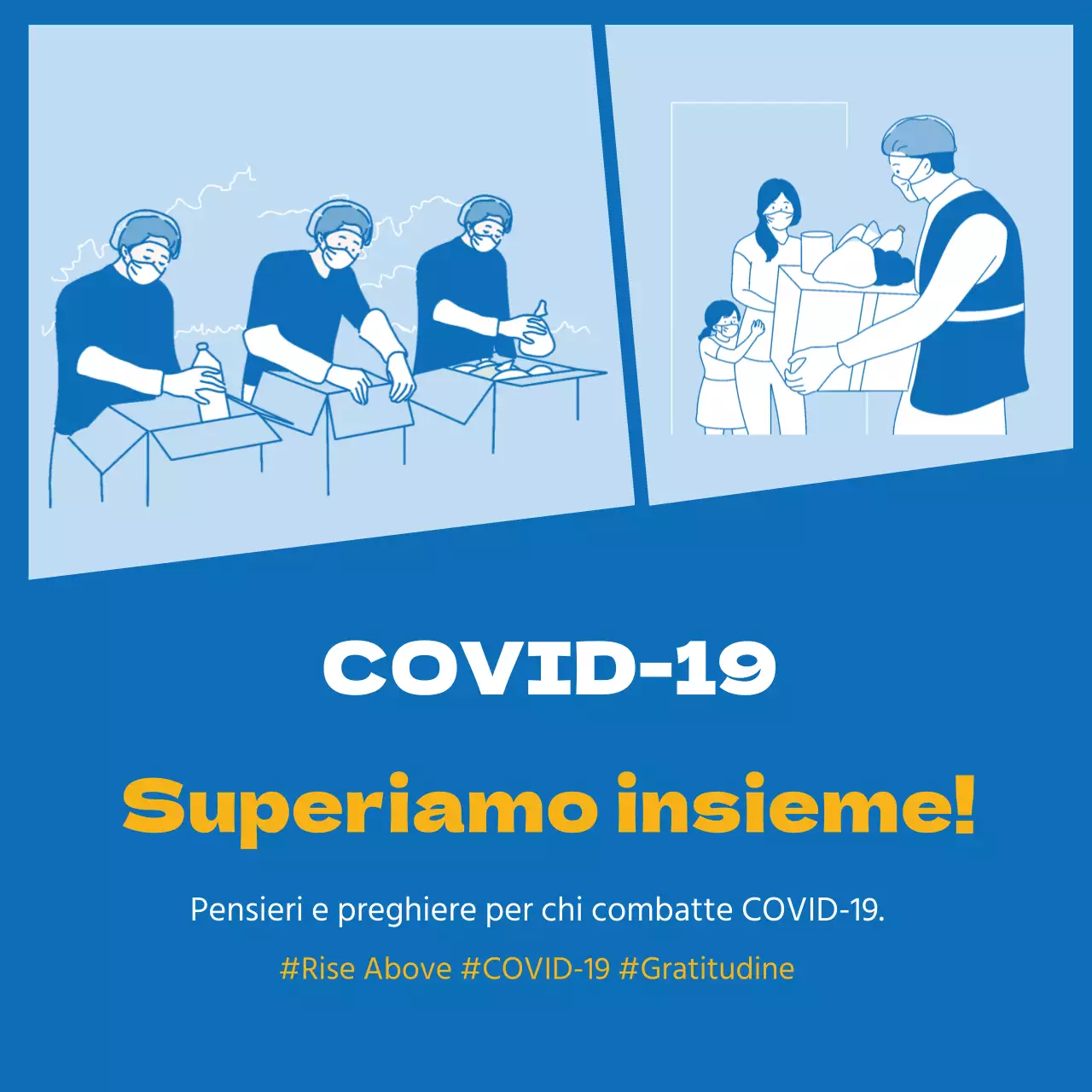 Illustrazione blu pulito corona tifo vaccino