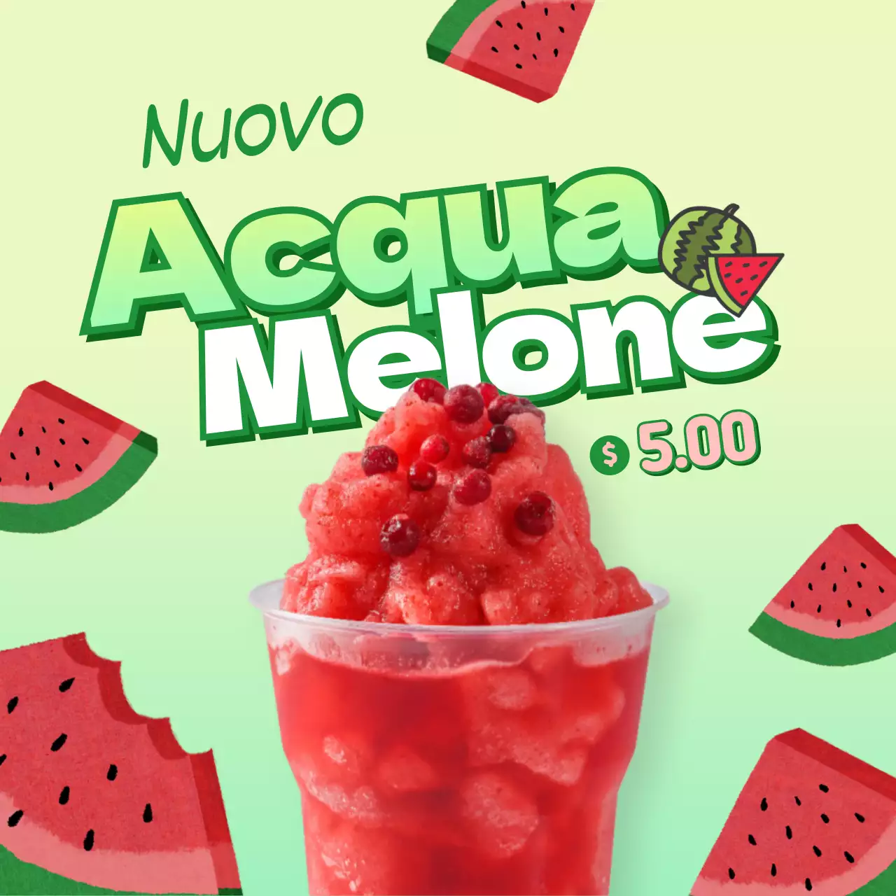 Succo di anguria estivo