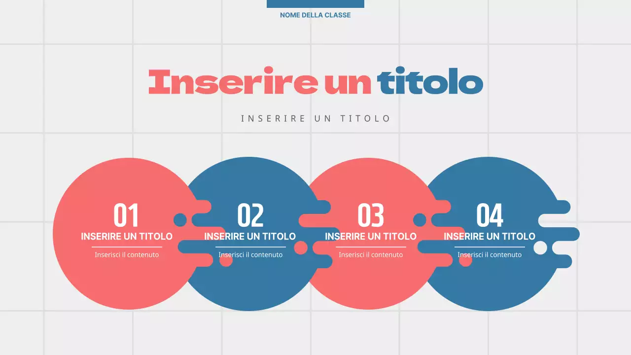 Un'agenda sensoriale in rosso e blu
