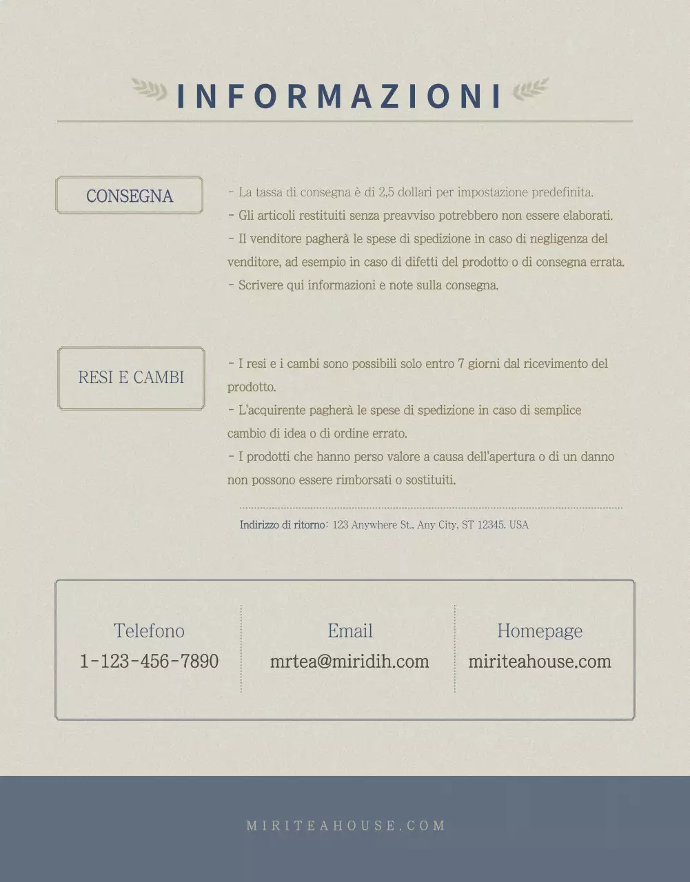 Dettagli sul tè miscelato