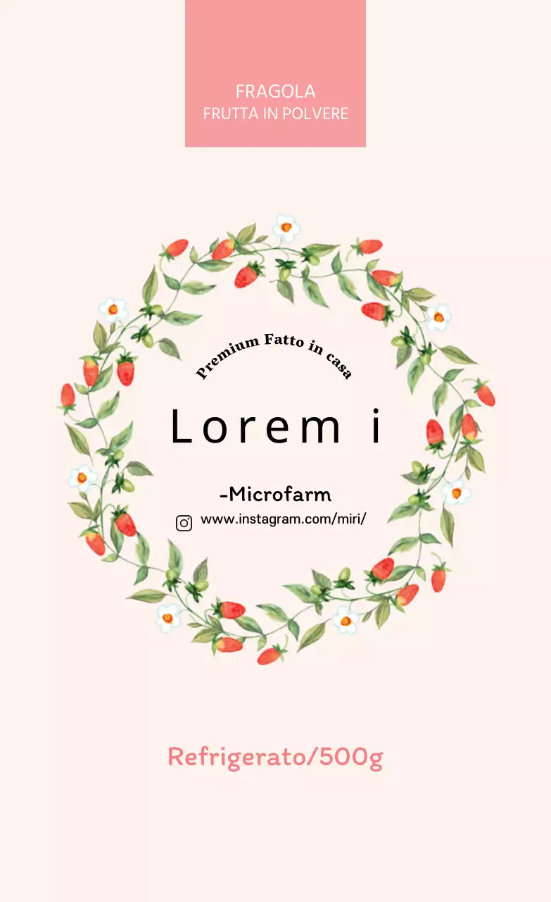 Conserve rosa di fragole fatte in casa